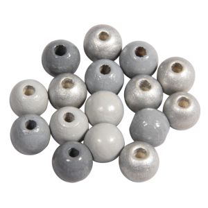 Holz Perlen Mischung, FSC 100%, 8mm ø