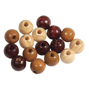 Holz Perlen Mischung FSC 100%, 8mm ø