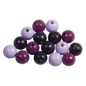 Holz Perlen Mischung FSC 100%, 12mm ø