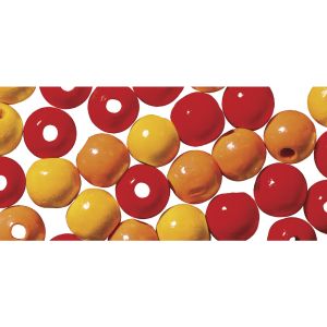 Holz Perlen Mischung FSC 100%, 8mm ø