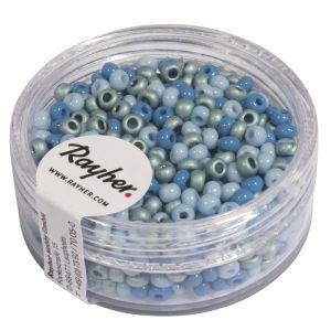 Rocailles, nacrées, 2,6 mm ø