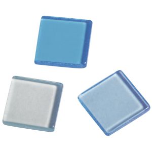 Acryl Mosaik, transparent, lagune