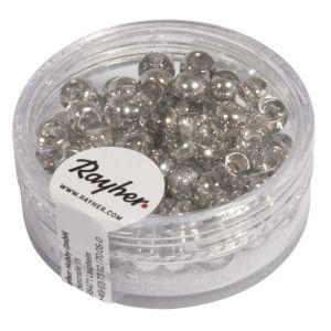 Rocailles métall. av.grand trou, ø5,5mm