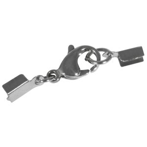 Fermoir pour bijou en acier inox.
