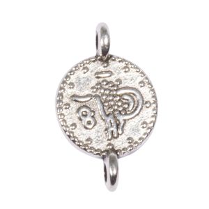 Mini-pendentif en métal Monnaie, 7,3mm ø