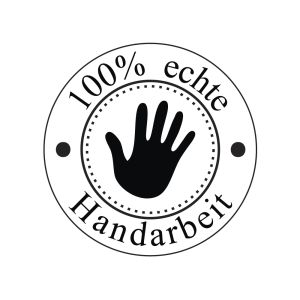 Stempel 'Handarbeit', 3cm ø