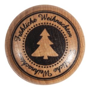 Stempel 'Fröhliche Weihnachten', 3cm ø
