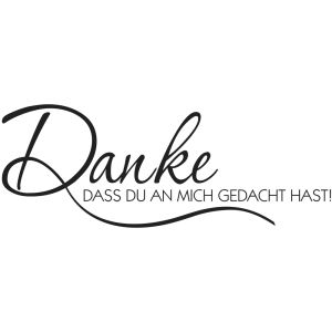 Stempel 'Danke, dass Du an mich...'
