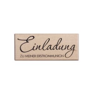 Stempel 'Einladung Erstkommunion'