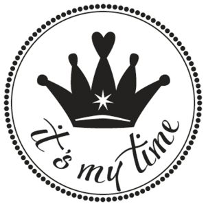 Stempel 'it´s my time', 3cm ø