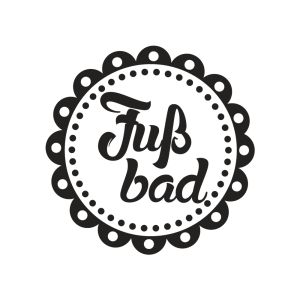 Stempel Fußbad , 3cm ø