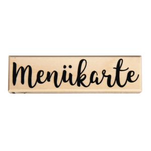 Stempel  Menükarte