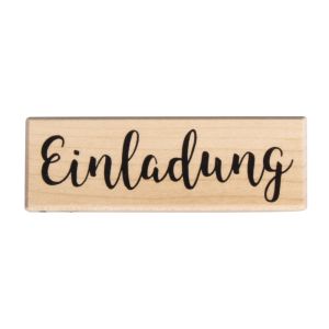 Stempel 'Einladung'
