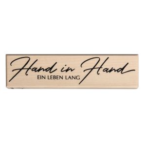 Stempel 'Hand in Hand ein Leben lang'