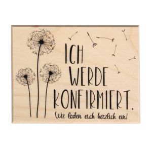 Stempel 'Ich werde konfirmiert'