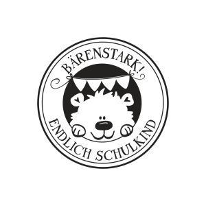 Stempel Bärenstark! Endlich Schulkind