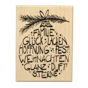 Stempel 'Weihnachtsglück'