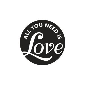 Labels GB 'All you need is Love', 45mm ø
