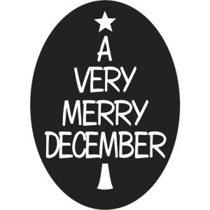 Label A very merry december