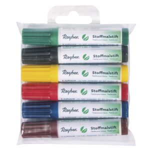 Stoffmalstifte-Set, kurze Ausführung