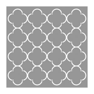 Schablone Waben modisch