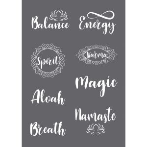 Siebdruck-Schablone Spirit A5