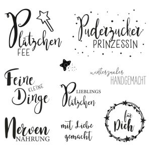 Clear Stamps - 'Süße Grüße'
