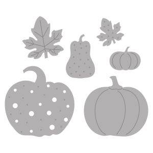 Stanzschablone Kürbisse