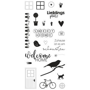 Clear Stamps - 'Welcome Home'