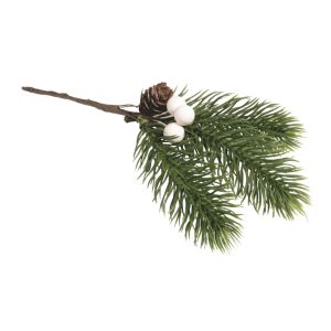 Branche déco avec baies blanches