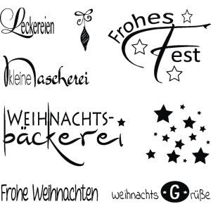 Clear Stamp 'Weihnachten'