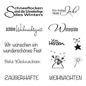 Clear Stamp 'Weihnachten/Winter'