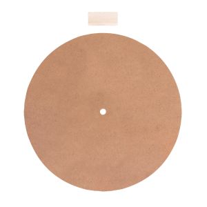 MDF Platte mit Loch ø 1,1cm, 30cm ø