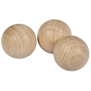 Boules en bois brut, non percées, ø12m