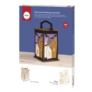 Holz Laterne Fledermaus, FSC Mix Credit