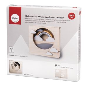 Holzbaus. 3D-Motivrahmen, FSC Mix Credit