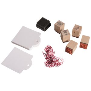 Mini Holz Stempelset-Aromatische Kräuter