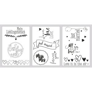 Fenster Malvorlagen Hochzeit&Liebe