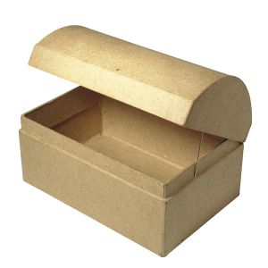 Pappmaché Box: Truhe FSC Recycled 100%