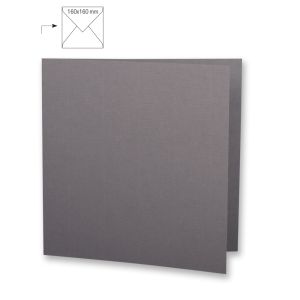 Carte carrée, double,uni, FSC Mix Credit