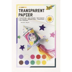 Transparentpapier, 10 Farben