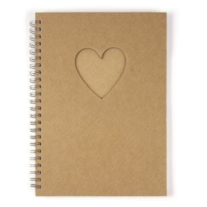 Notizbuch, mit Passepartoutstanzung,HF