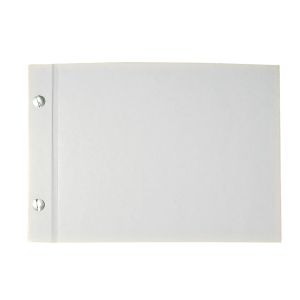 Album, weiss geschraubt, Querformat