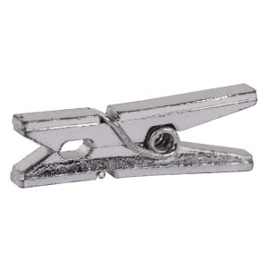 Plastik-Klammern, metallic