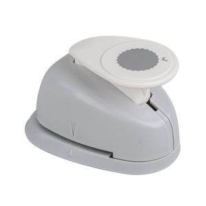 Motivstanzer: Rund mit Zierrand