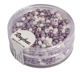 Rocailles, nacrées, 2,6 mm ø