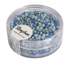 Rocailles, nacrées, 2,6 mm ø