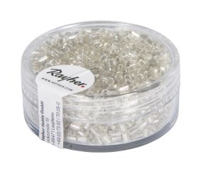 Glass sticks, 2x2 mm, with silver inlet