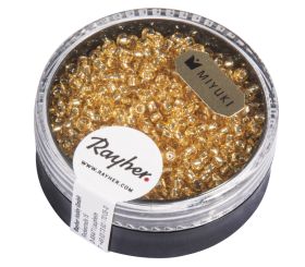 Premium-Rocailles, 2,2 mm ø, helltopaz