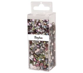 sequins+glass beads mix with wire